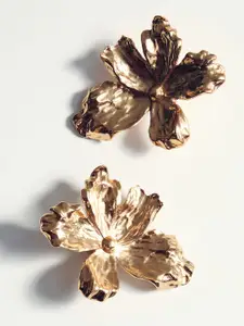 MANGO Floral Stud Earrings