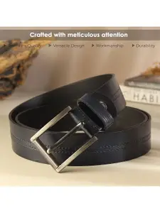 Metronaut Men Textured Leather Formal Belt