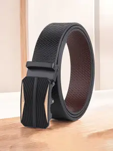 Metronaut Men Textured Leather Formal Belt
