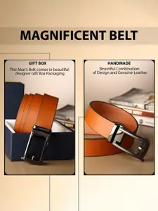 Metronaut Men Leather Formal Belt