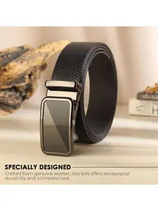 Metronaut Men Textured Leather Formal Belt