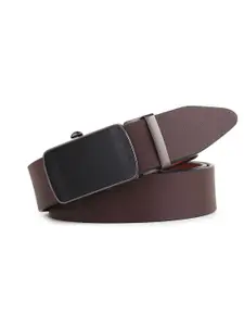 Metronaut Men Textured Leather Formal Belt