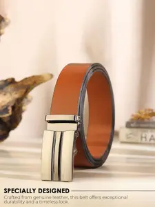 Metronaut Men Textured Leather Formal Belt