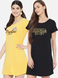 FFLIRTYGO Printed Nightdress