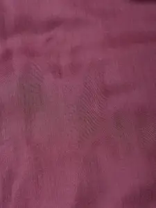 Meena Bazaar Floral Embroidered Beads and Stones Organza Unstitched Dress Material