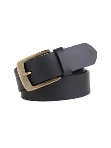 Metronaut Men Textured Leather Formal Belt