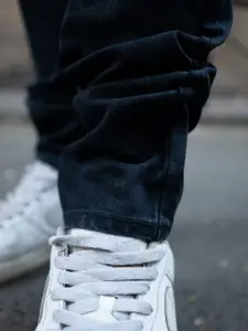 Powerlook Men Black Basic Regular Fit Cotton Denim Jeans