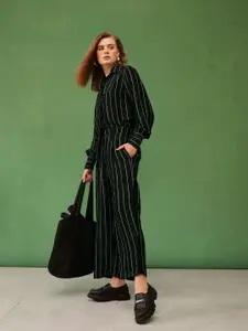 CORSICA Women Opaque Striped Party Shirt