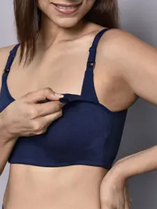 Inner Sense Organic Cotton Antimicrobial Women Feeding Bra ( Pack of 2)