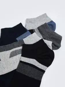 Max Men Pack of 5 Patterned Ankle Length Socks
