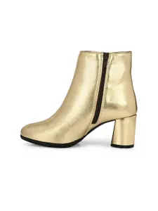 Delize Women Block-Heeled Regular Boots