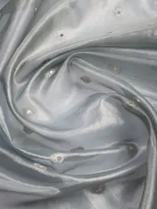 Meena Bazaar Floral Embellished Unstitched Dress Material