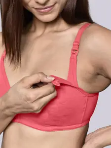 Inner Sense Pack of 2 Organic Cotton Antimicrobial Women Feeding Bra