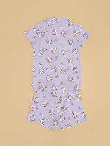 Pantaloons Junior Girls Printed Night suit