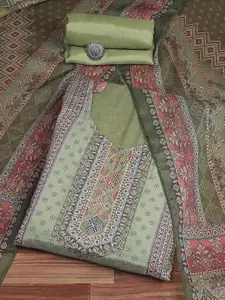 Biba Floral Printed Unstitched Dress Material