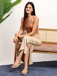 CASSIEY Women Rubber Thong Flip-Flops