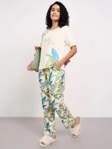 Dreamz by Pantaloons Women Printed Night suit