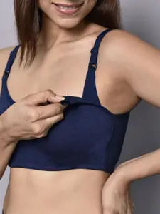 Inner Sense Organic Cotton Antimicrobial Women Feeding Bra ( Pack of 2)