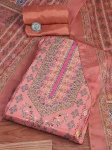 Biba Floral Printed Unstitched Dress Material