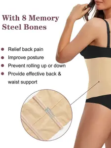 Sizi Women Anti Rolling Strip Tummy Control Body Shaper Belt