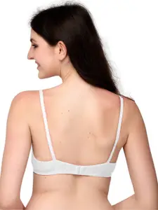 Exotica Lingerie white Double Layered Non Wired Medium Coverage T-Shirt Bra