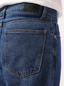 Kook N Keech Men Worn-In Grunge Baggy Light Fade Jeans