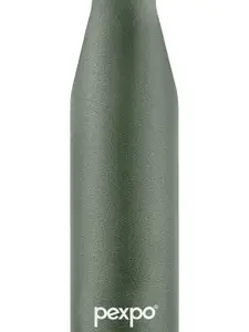 Pexpo Ludo Green Double wall Thermosteel Hot and Cold Military Flask Water Bottle 700ml