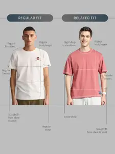 Kook N Keech Striped & Printed Relaxed Fit T-shirt