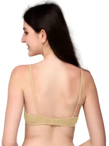 Exotica Lingerie cream Double Layered Non Wired Medium Coverage T-Shirt Bra