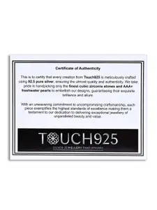 TOUCH925 Sterling Silver Starry Circlet Necklace