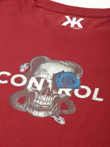 Kook N Keech Pure Cotton Streetstyle Game Graphic Printed Oversized T-Shirt