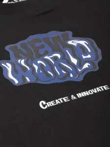 Kook N Keech Intriguing World Printed Oversized T-shirt