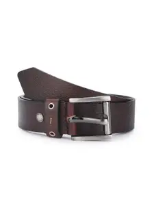 WROGN Men Textured Leather Belt
