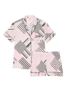 Victoria's Secret Women Printed Night suit