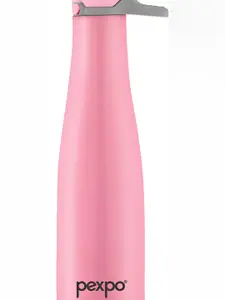 Pexpo Mayo Pink ISI Certified Thermosteel Hot flask Glossy Insulated Water Bottle 600ml
