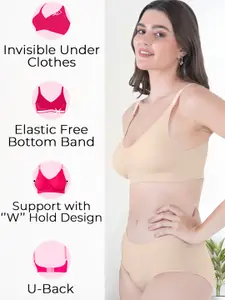 Tweens Invisi-Fit Lightly Padded Seamless Bra & Panty Set