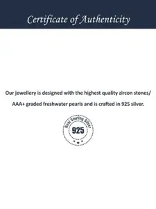 Tuanz Silver Jewelry 925 Sterling Silver Rhodium-Plated Cubic Zirconia-Studded Finger Ring