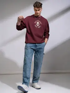 HIGHLANDER Warner Bros Harry Potter Men Oversized Drop Shoulder Sweatshirt