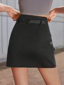The Roadster Lifestyle Co Cargo Mid Rise Mini Skirt