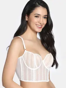 Zivame Self Design Shoulder Strap Bralette