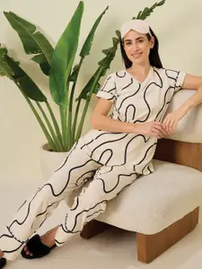 Sweet Dreams Women Printed Night suit