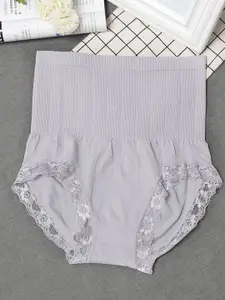 PLUMBURY Seamless High Waist Tummy Tucker Shapewear Panty