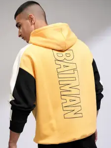 HIGHLANDER Warner Bros Batman Men Oversized Drop Shoulder Hoodie Sweatshirt