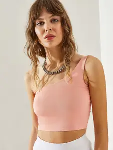 BIANCO LUCCI Cotton Crop Top