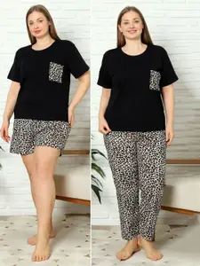 Trendyol Printed Night Suit