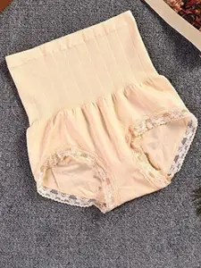 PLUMBURY Women Seamless High Waist Tummy Tucker Shapewear Panty