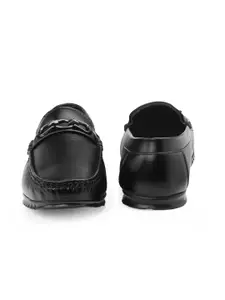 Woakers Men Colourblocked Leather Driving Shoes