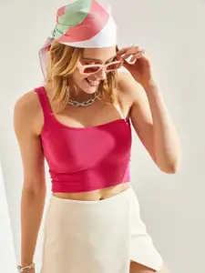 BIANCO LUCCI Cotton Crop Top