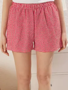 Trendyol Printed Round Neck Night Suit