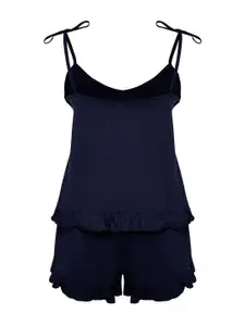 Trendyol Pure Cotton Night suit